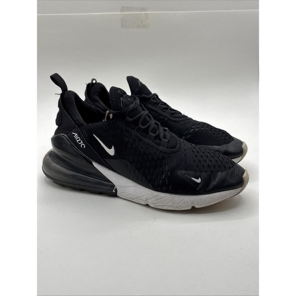 Nike Air Max 270 (GS) Black Running Shoes 943345-001 Size 7Y W 5.5 - Picture 7 of 11